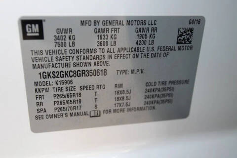 2016 GMC Yukon XL SLT