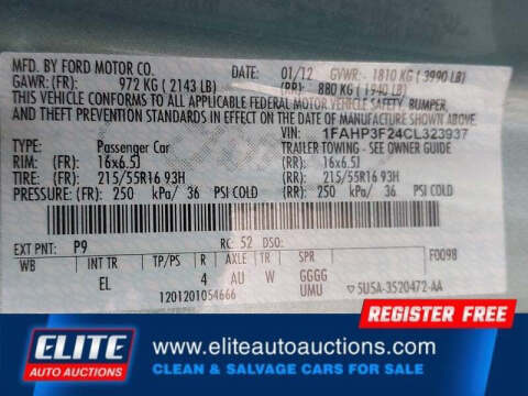 2012 Ford Focus SE