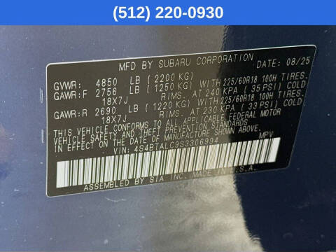 2025 Subaru Outback Onyx Edition