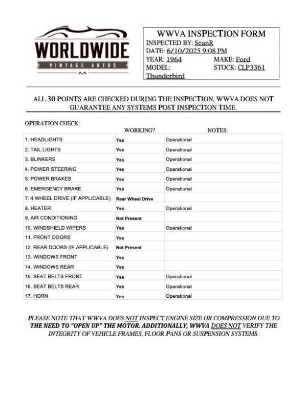 1964 Ford Thunderbird
