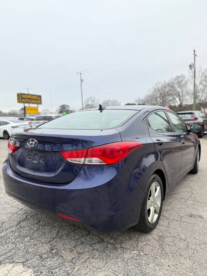 2012 Hyundai ELANTRA for sale at Joes Blvd Auto Sales in Hopewell, VA