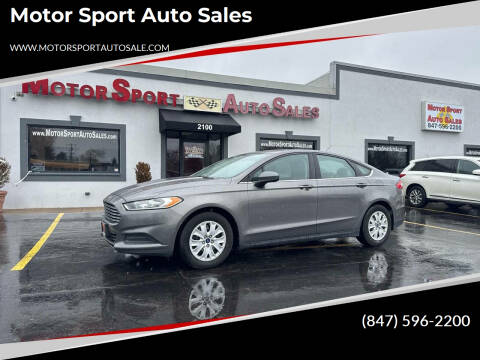 2013 Ford Fusion for sale at Motor Sport Auto Sales in Waukegan IL