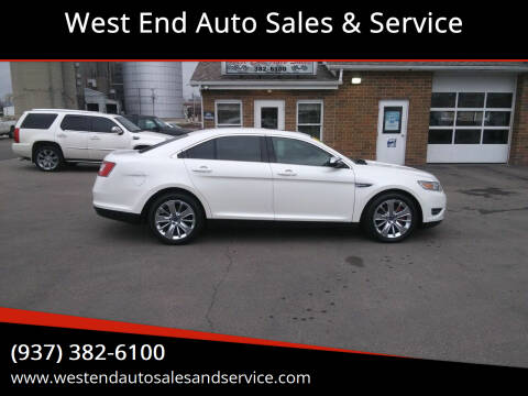 2012 Ford Taurus for sale at West End Auto Sales & Service in Wilmington OH