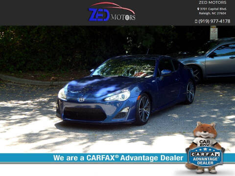 2013 Scion FR-S for sale at Zed Motors in Raleigh NC