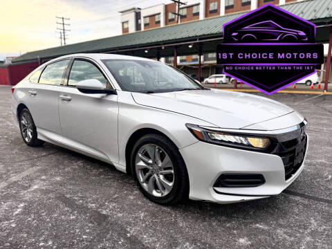 2018 Honda Accord for sale at 1st Choice Motors in Paterson NJ