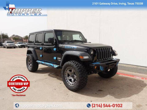 2018 Jeep Wrangler Unlimited for sale at HOPPER MOTORPLEX in Irving TX