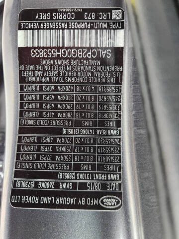 2016 Land Rover Discovery Sport SE