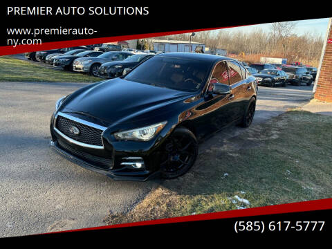 2016 Infiniti Q50 for sale at PREMIER AUTO SOLUTIONS in Spencerport NY