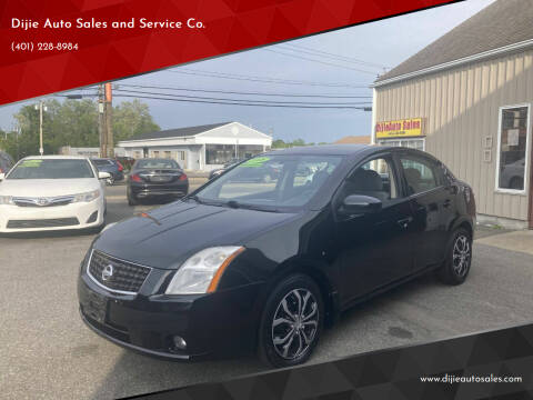 2008 Nissan Sentra for sale at Dijie Auto Sales and Service Co. in Johnston RI