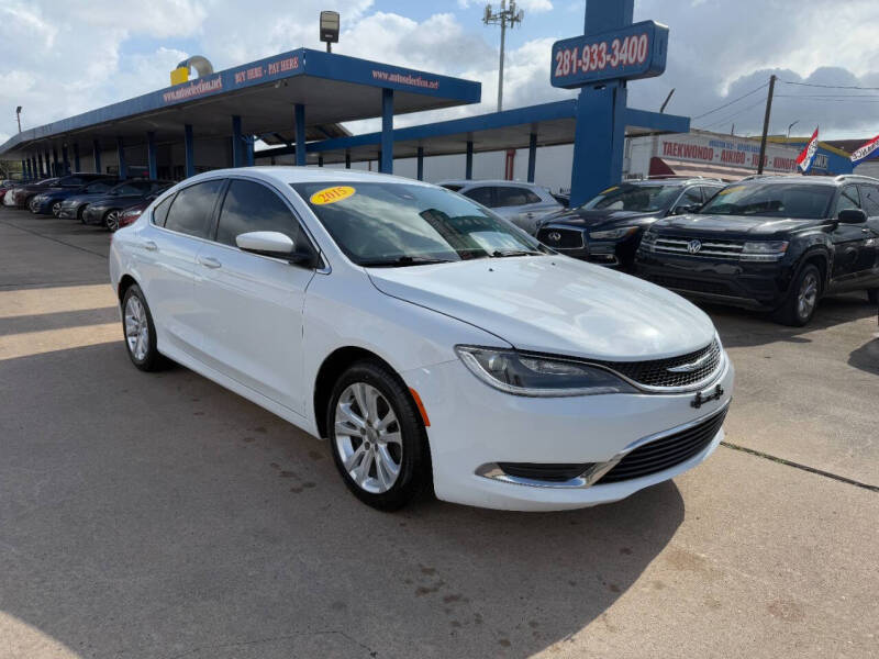 2015 Chrysler 200 for sale at Auto Selection of Houston in Houston TX