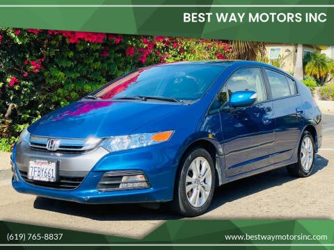 2014 Honda Insight for sale at BEST WAY MOTORS INC in San Diego CA