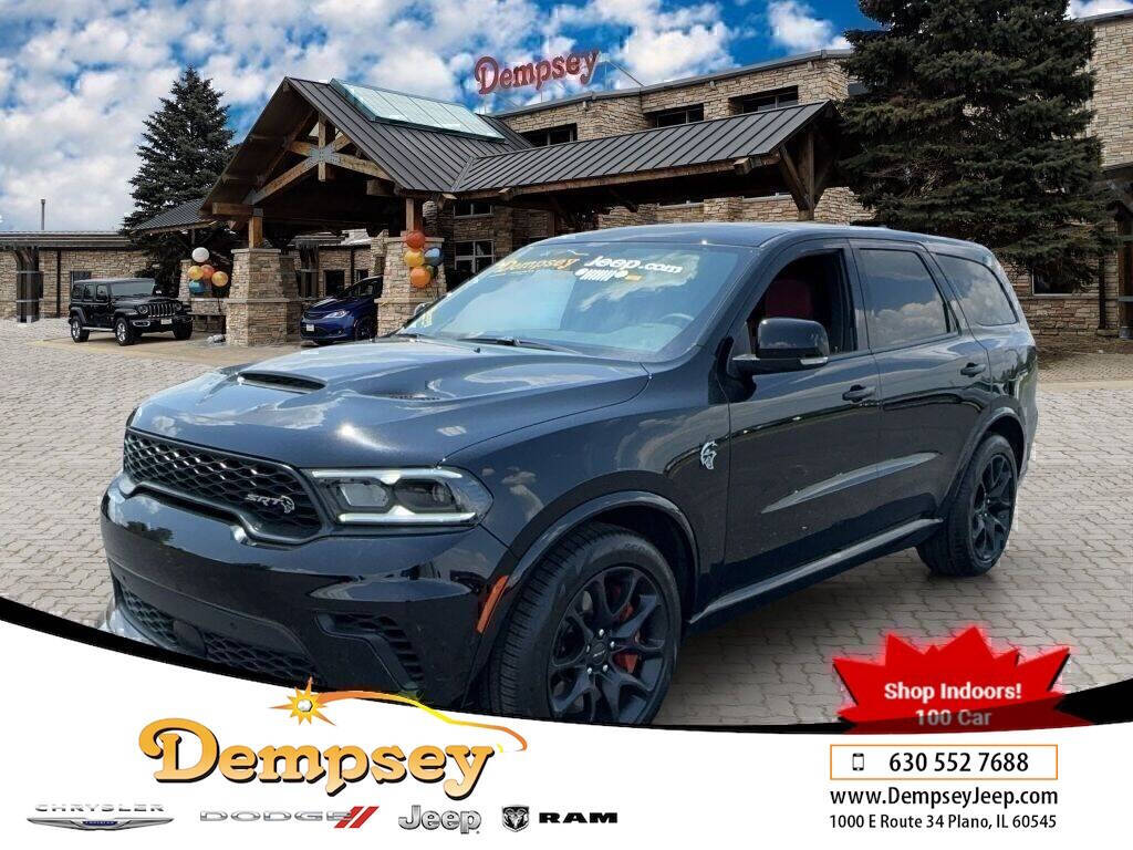 DB Black Crystal Clearcoat 2023 Dodge Durango SRT Hellcat AWD SRT Hellcat 4dr SUV 1