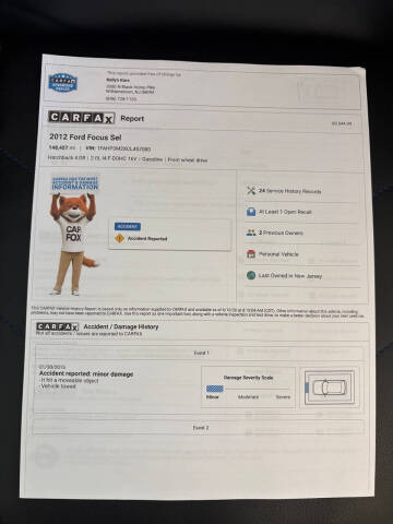 2012 Ford Focus SEL