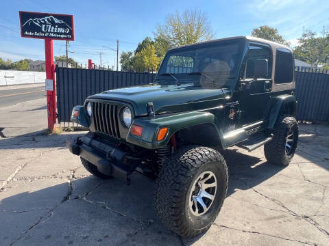 1998 Jeep Wrangler for sale at ULTIMO AUTO SALES & MOTORSPORTS in Denver CO