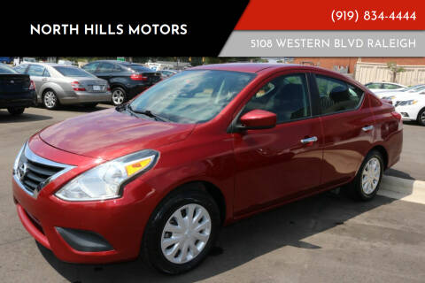 2019 Nissan Versa for sale at NORTH HILLS MOTORS in Raleigh NC