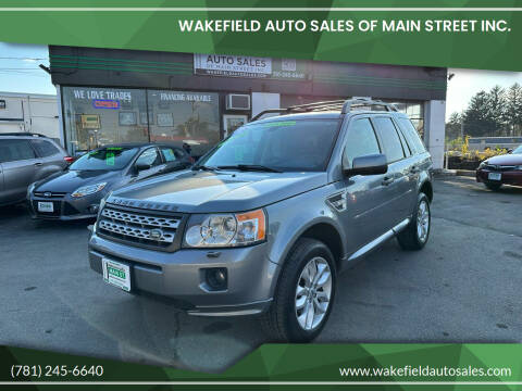 2012 Land Rover LR2 for sale at Wakefield Auto Sales of Main Street Inc. in Wakefield MA