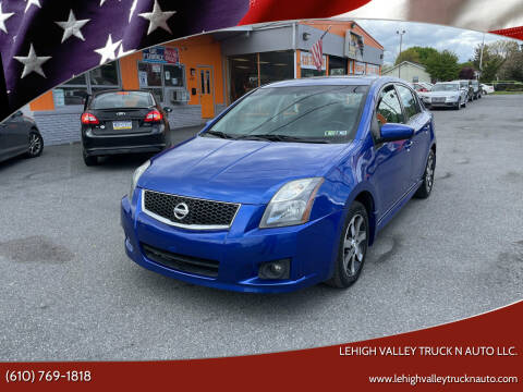 2012 Nissan Sentra for sale at Lehigh Valley Truck n Auto LLC. in Schnecksville PA