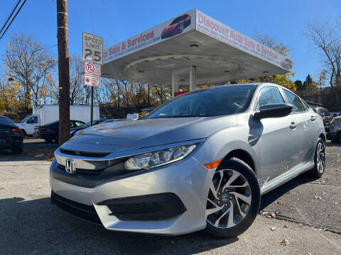 2016 Honda Civic for sale at Discount Auto Sales & Services in Paterson NJ