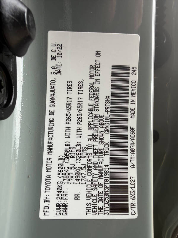 2023 Toyota Tacoma TRD Sport