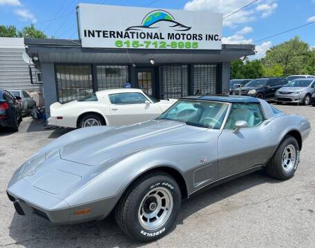1978 Chevrolet Corvette for sale at International Motors Inc. in Nashville TN