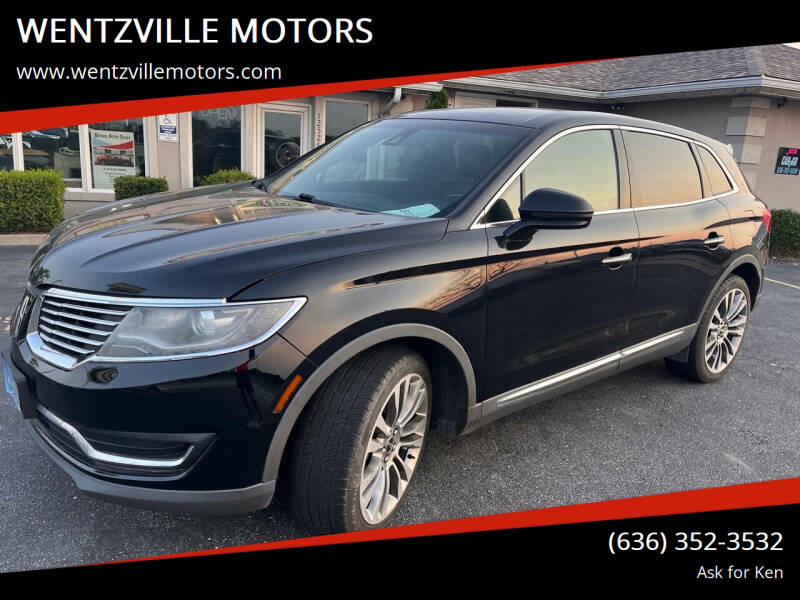 2016 Lincoln MKX for sale at WENTZVILLE MOTORS in Wentzville MO