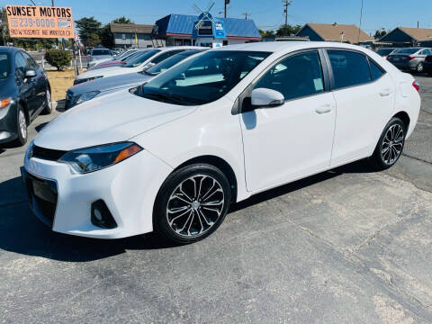2014 Toyota Corolla for sale at Sunset Motors in Manteca CA