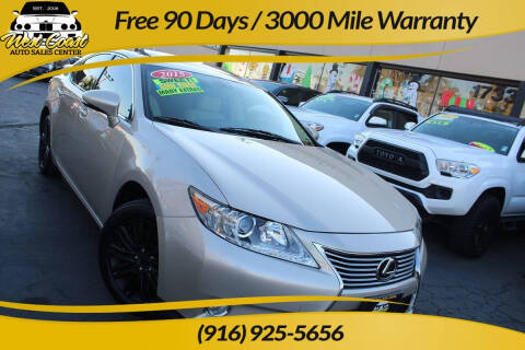 2015 Lexus ES 350 for sale at West Coast Auto Sales Center in Sacramento CA