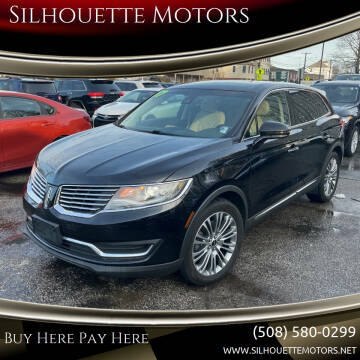 2017 Lincoln MKX for sale at Silhouette Motors in Brockton MA