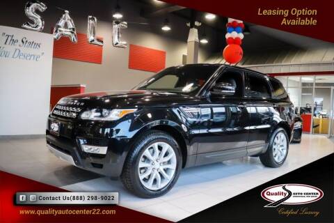 2015 Land Rover Range Rover Sport for sale at Quality Auto Center of Springfield in Springfield NJ