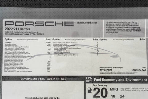 2022 Porsche 911