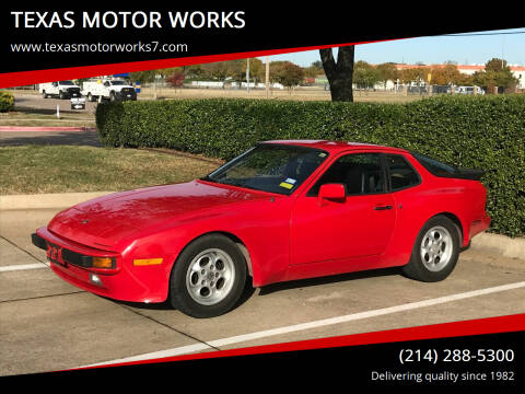 1984 Porsche 944 for sale at TEXAS MOTOR WORKS in Arlington TX