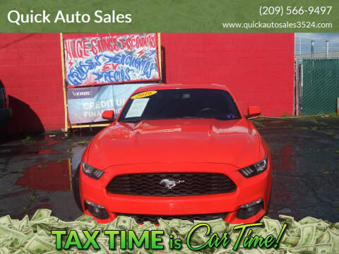 2016 Ford Mustang for sale at Quick Auto Sales in Ceres CA