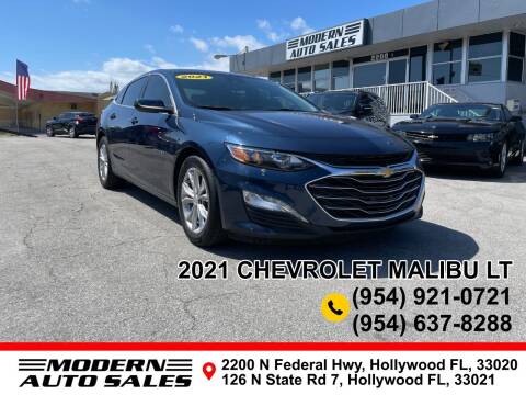 2021 Chevrolet Malibu for sale at Modern Auto Sales in Hollywood FL