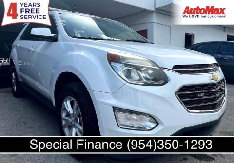 2016 Chevrolet Equinox for sale at Auto Max in Hollywood FL