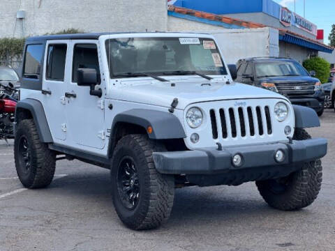 2016 Jeep Wrangler Unlimited for sale at Curry's Cars Powered by Autohouse - Brown & Brown Wholesale in Mesa AZ