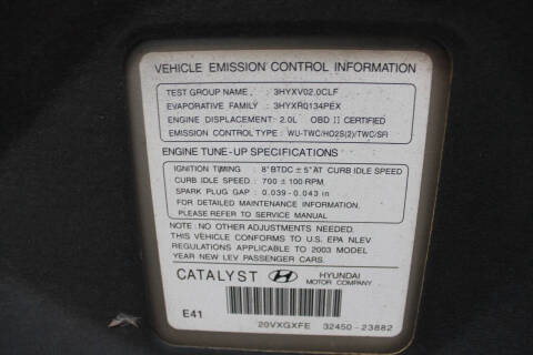 2003 Hyundai Elantra GLS