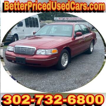 1999 Ford Crown Victoria for sale at Better Priced Used Cars in Frankford DE