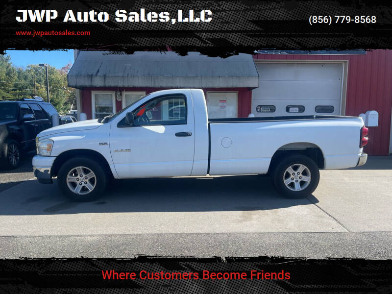 2008 Dodge Ram 1500 for sale at JWP Auto Sales,LLC in Maple Shade NJ