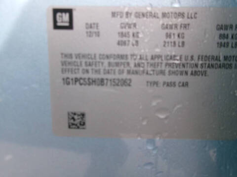 2011 Chevrolet Cruze LS