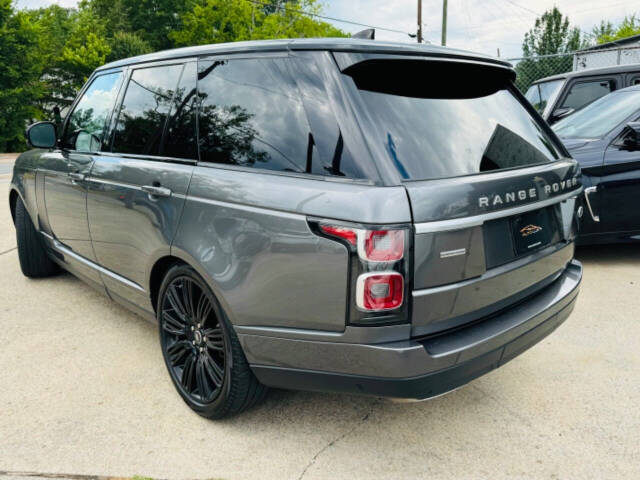 2018 Land Rover Range Rover for sale at AUTO LUX INC in Marietta, GA