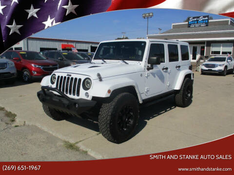 2015 Jeep Wrangler Unlimited for sale at Smith and Stanke Auto Sales in Sturgis MI