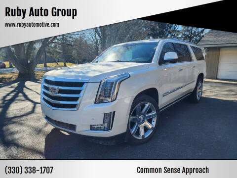 2015 Cadillac Escalade ESV for sale at Ruby Auto Group in Hudson OH