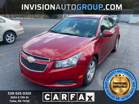 2014 Chevrolet Cruze for sale at Invision Auto Group in Tulsa OK