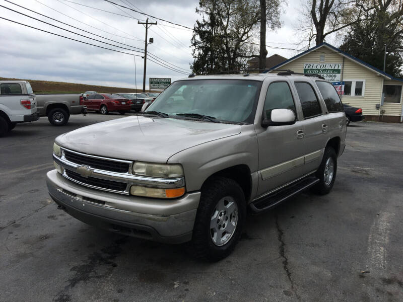 2004 Chevrolet Tahoe for sale at Tri-County Auto Sales in Pendleton SC