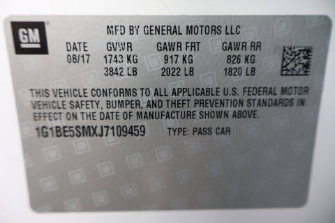 2018 Chevrolet Cruze LT Auto