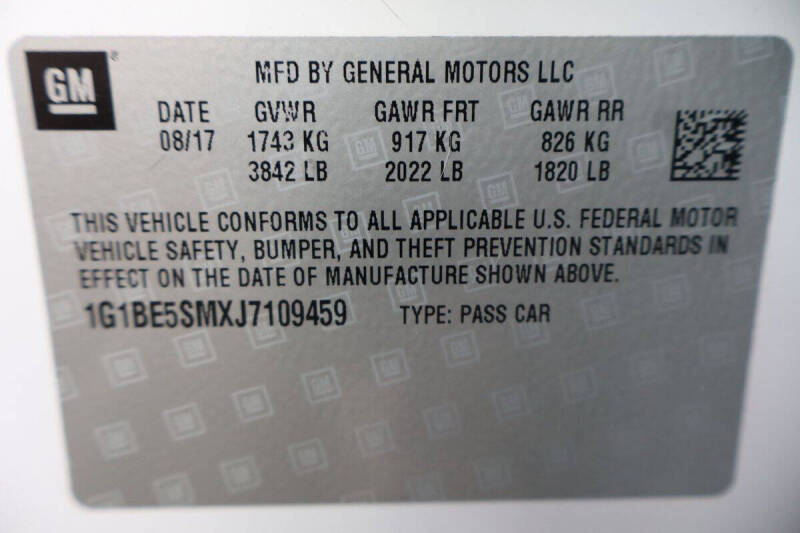 2018 Chevrolet Cruze LT Auto