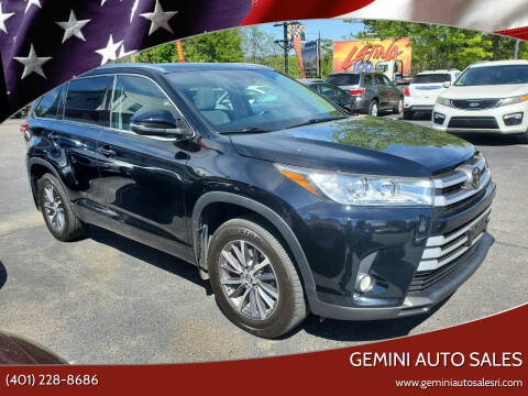 2017 Toyota Highlander for sale at Gemini Auto Sales in Providence RI