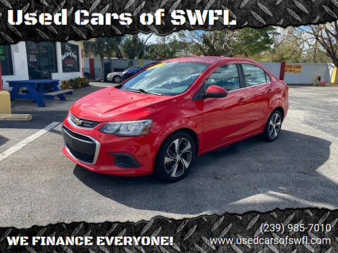 2017 Chevrolet Sonic for sale at Used Cars of SWFL in Fort Myers FL