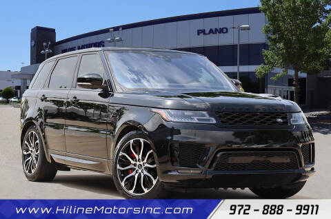 2019 Land Rover Range Rover Sport for sale at HILINE MOTORS in Plano TX