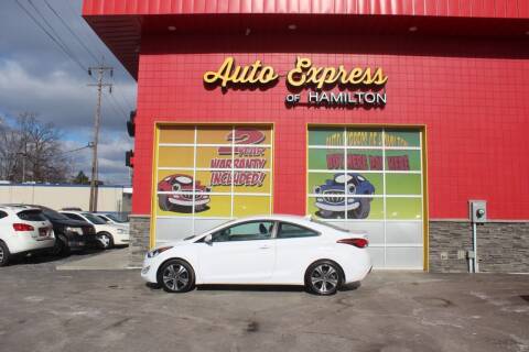 2014 Hyundai Elantra Coupe for sale at AUTO EXPRESS OF HAMILTON LLC in Hamilton OH